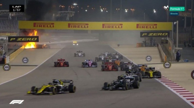 На старті Гран-прі Бахрейна Формули-1 ст…