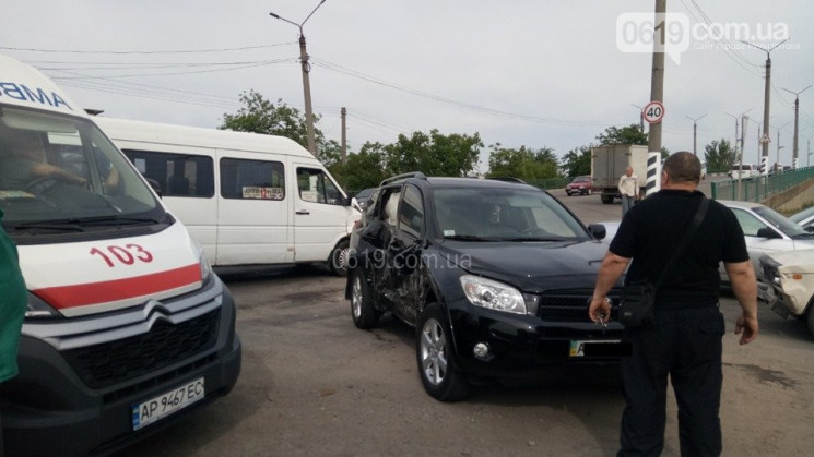 В Мелитополе в ДТП попали три автомобиля…