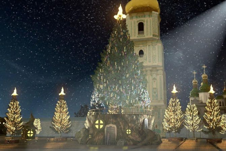 С елки на Софийской площади все-таки сни…
