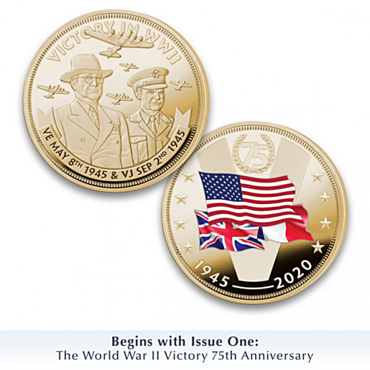 В США выпустили монету к 75-летию оконча…