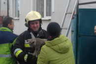 У Хусті рятували кота, що два дні провів…