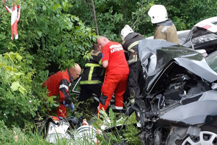 Неподалік Полтави зіткнулися дві автівки…