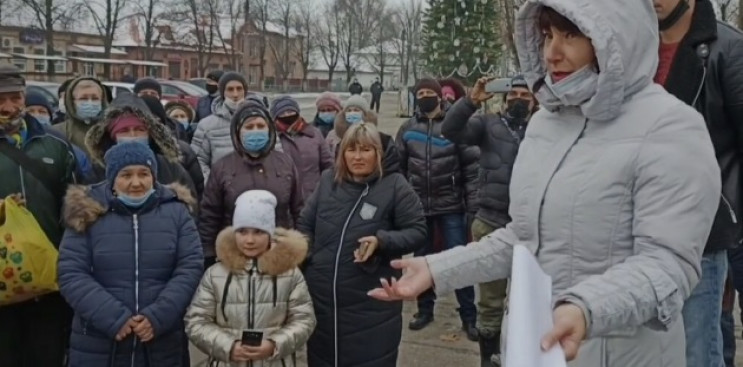 В Запорожской области жители протестуют…