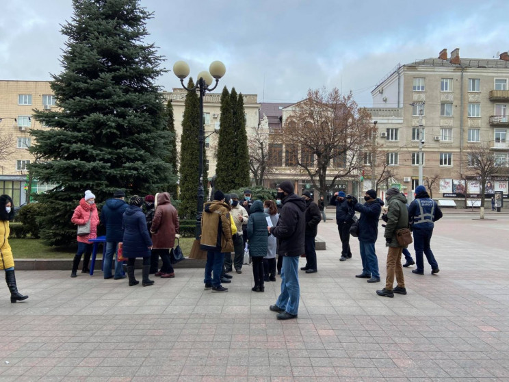 В Кропивницком люди вышли на акцию проте…