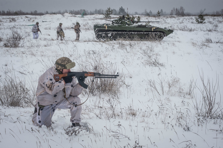 На Днепропетровщине военные тренировалис…