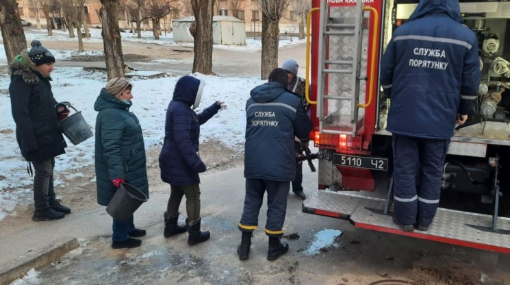 На Крещение жители города на Херсонщине…