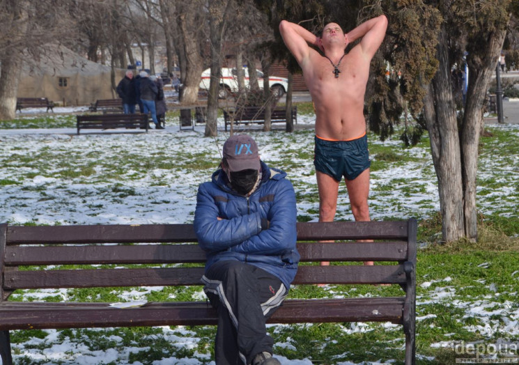 Як херсонці у локдаун відсвяткували Водо…