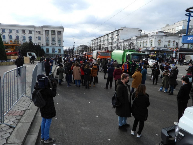 В оккупированном Симферополе прошла акци…