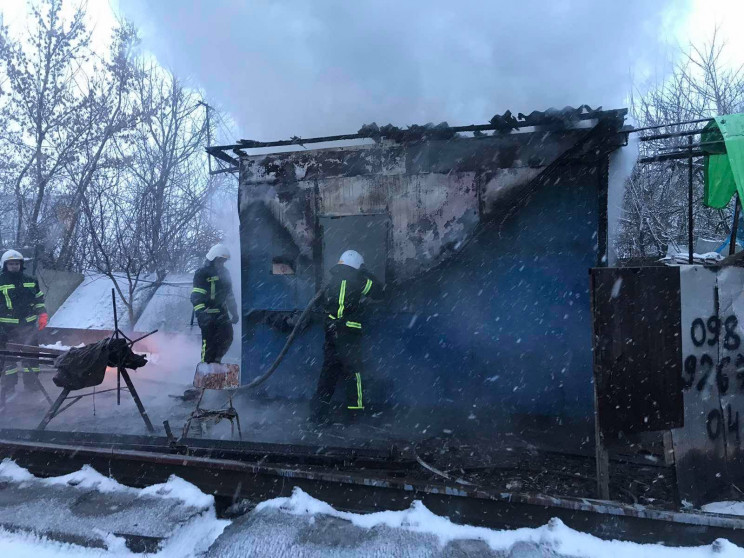 Пожежа на околиці Вінниці: Загорівся ваг…
