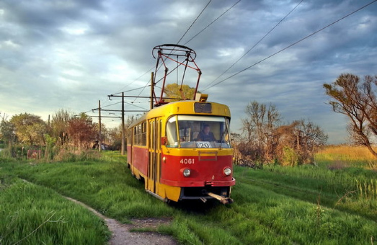 В Одесі сильний дощ зупинив трамваї…