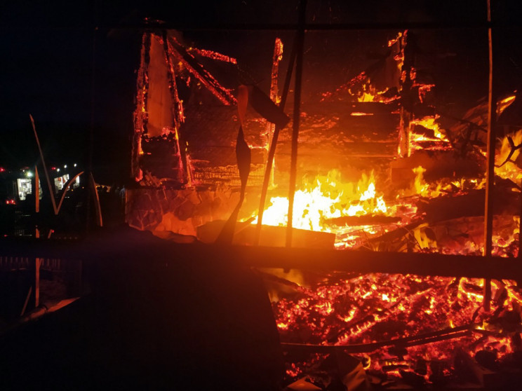 На Тячівщині трапилася масштабна пожежа…