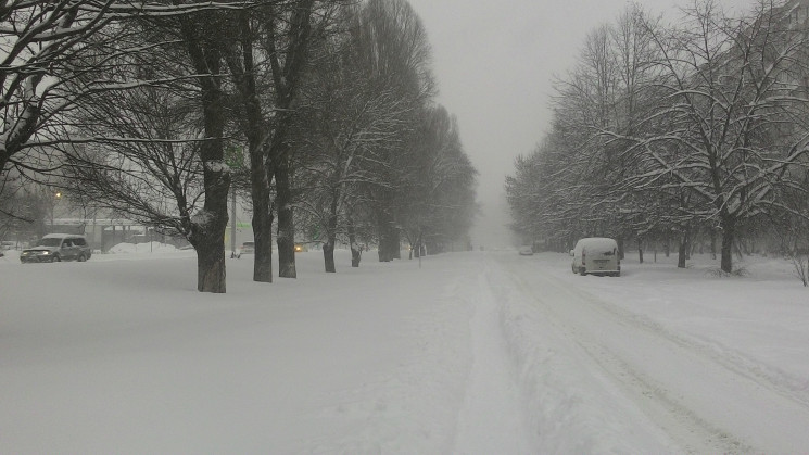 На Київ суне рекордний снігопад: Такого…