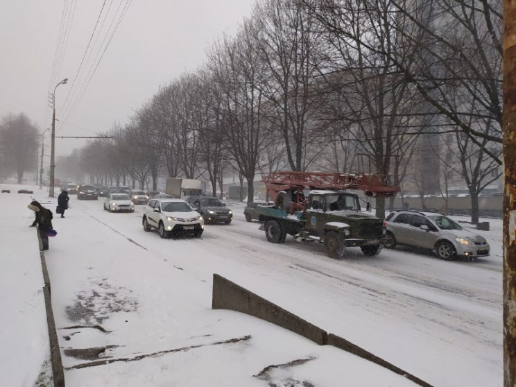 Непогода в Днепре стала причиной большог…