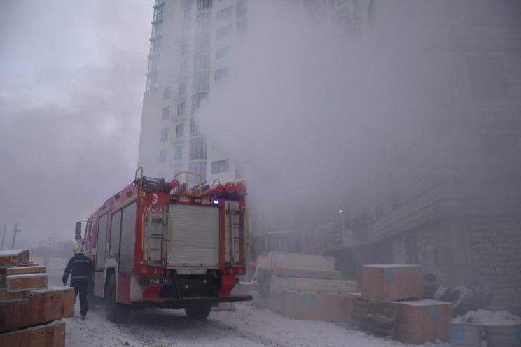 В Одесі під час пожежі в новобудові заги…