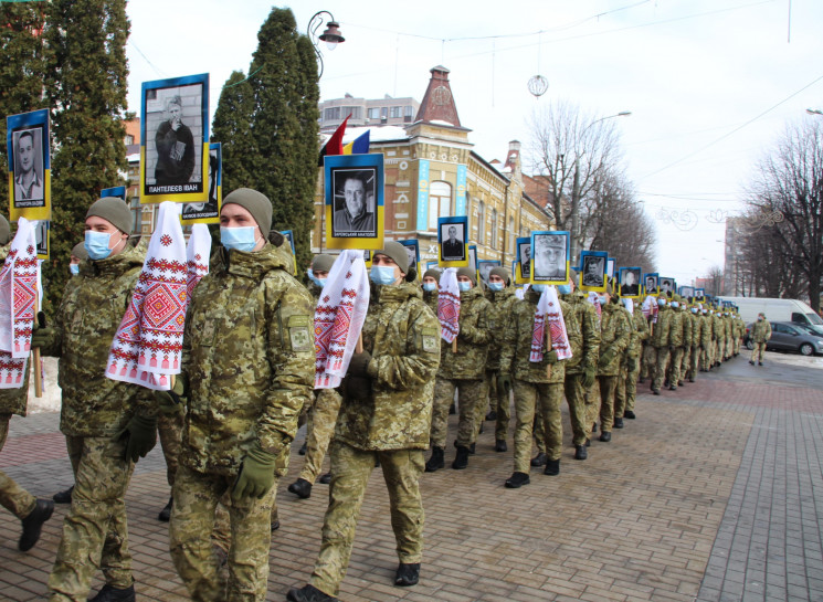 У День Героїв Небесної Сотні в Хмельниць…