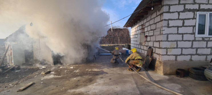 В Херсонской области пожарные спасли дом…