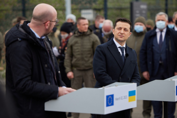 Зеленський та лідер ЄС відвідали КПВВ "Щ…
