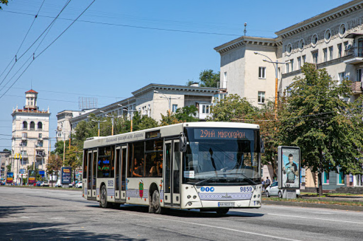 В запорожском общественном транспорте вв…