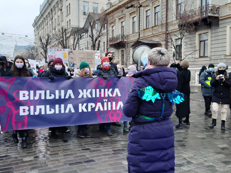В Харькове в Марше женской солидарности…