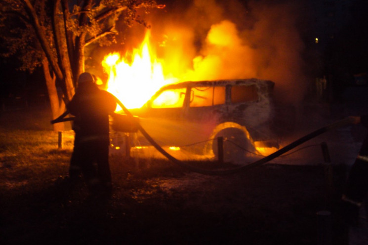 На Кропивниччині згоріла автівка…