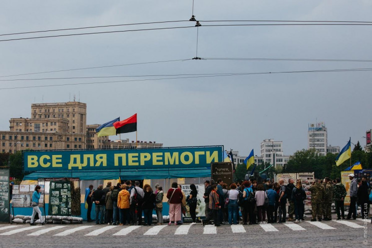 Камери зняли момент підпалу волонтерсько…