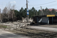 В оккупированном Донецке дерево упало и…