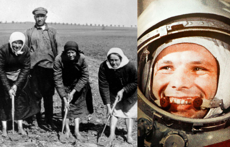 Гагарин полетел в космос, а экономика —…