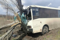 В Донецкой области автобус с шахтерами в…