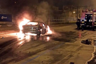 У центрі Дніпра автівка згоріла в резуль…