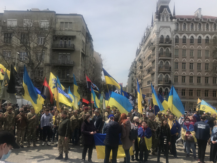 Марш Защитников в Одессе закончился мити…