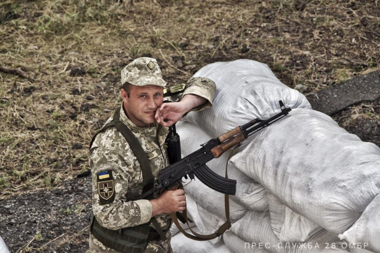 Бійці одеської мехбригади на навчанні ві…