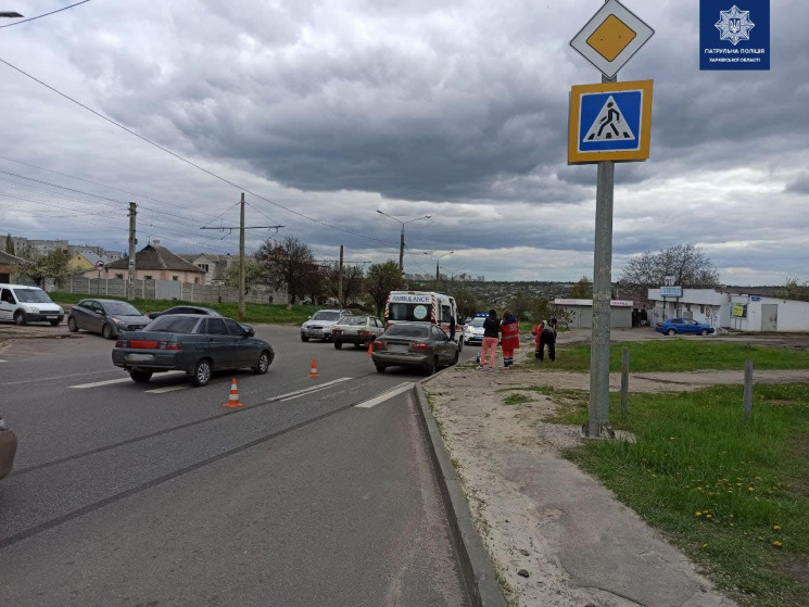 В Харькове водитель Daewoo сбил пешехода…