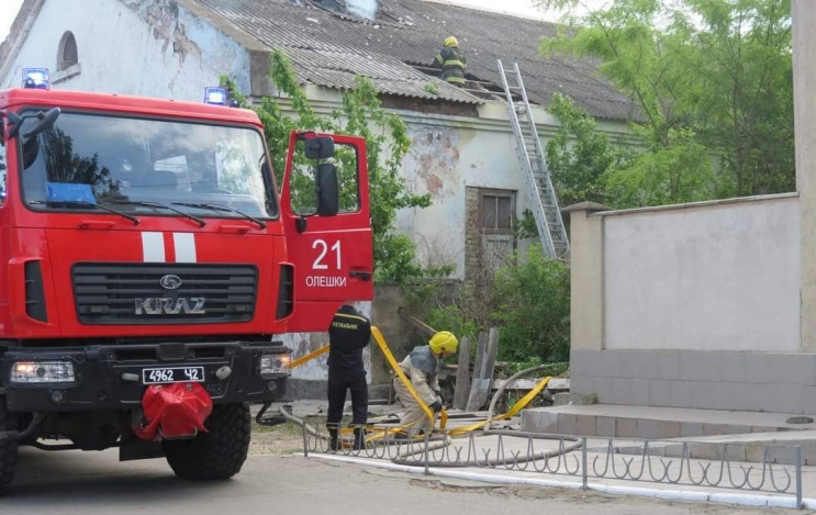 В городе на Херсонщине кто-то поджег заб…