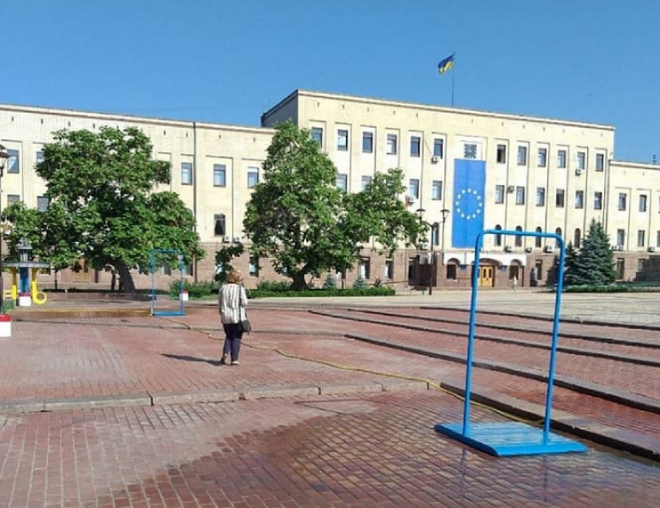 На площі Героїв Майдану в Кропивницькому…