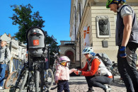 Львів'яни приїхали на роботу на велосипе…