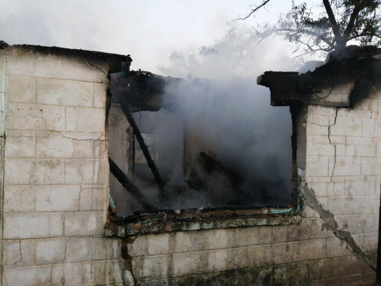 В запорожском селе горело частное подвор…