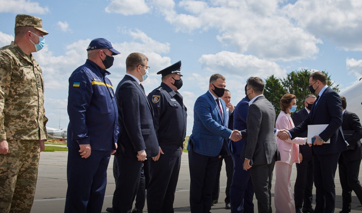 Начался рабочий визит президента в Хмель…