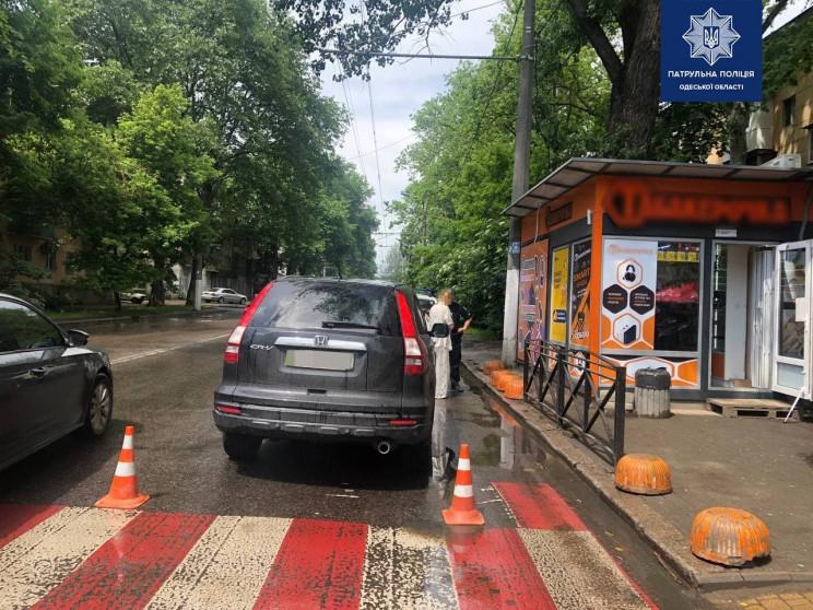 На пішохідному переході в Одесі автомобі…