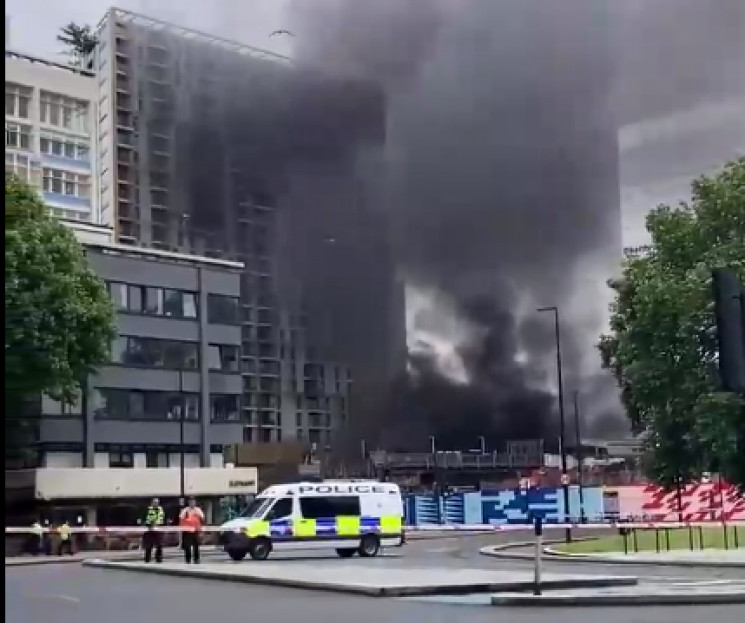 В Лондоне произошел сильный взрыв возле…