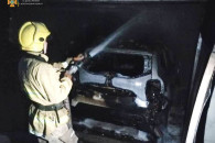 В Херсонской области горел гараж с автом…