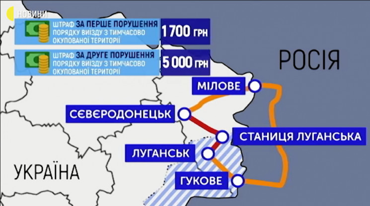 Украинские пограничники оштрафовали на 6…