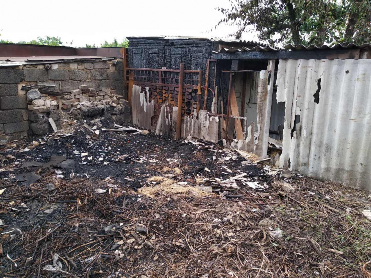 В Мелитополе дотла сгорел частный дом…