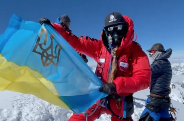 Закарпатская альпинистка Ирина Галай пок…