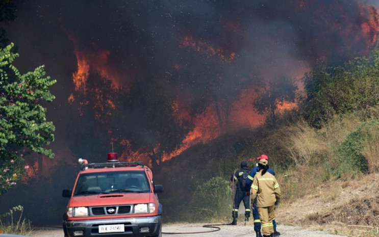 У Греції спалахнули масштабні лісові пож…
