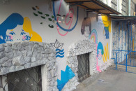 В Харькове нарисовали антивандальный мур…