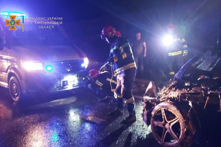 Під Хмельницьким автомобіль Mercedes-Ben…