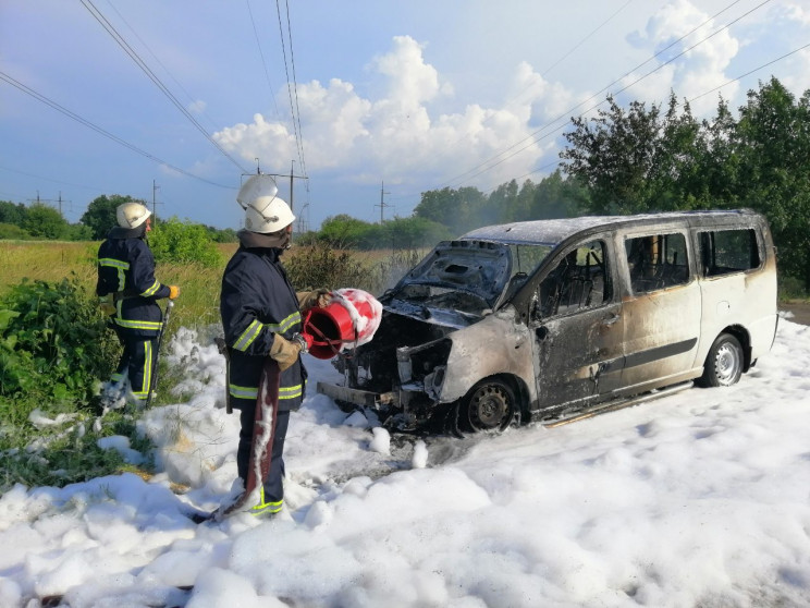 У Ладижині зайнявся Fiat Scudo…