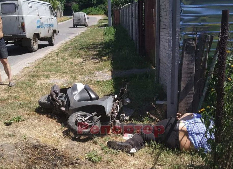 На Днепропетровщине об забор убился води…