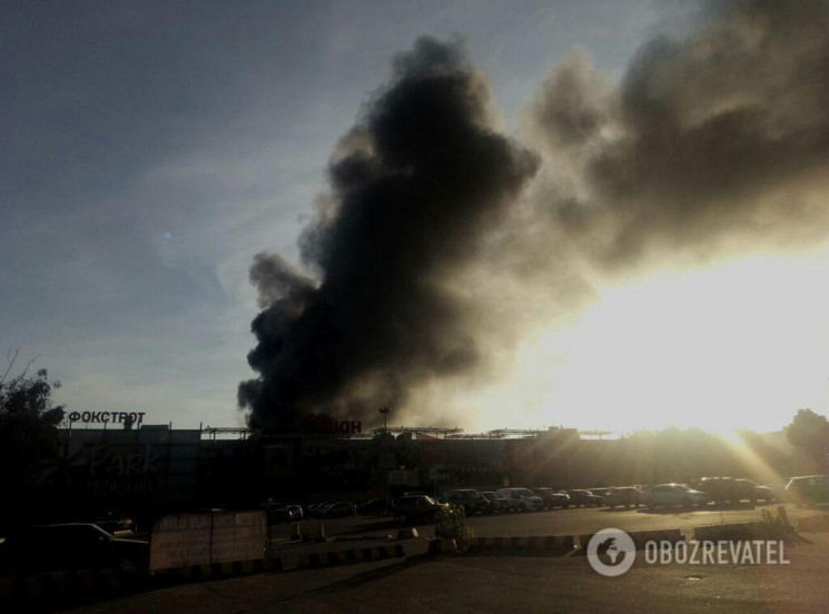 На околиці Києва сталася велика пожежа…