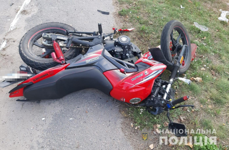 На Вінниччині 17-річний мотоцикліст без…